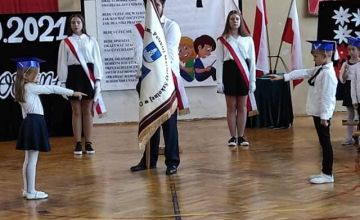 Uroczyste ślubowanie i pasowanie  na ucznia Szkoły Podstawowej nr 5 im. Polskiej Macierzy Szkolnej w Czeladzi