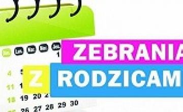 Harmonogram spotkań z rodzicami